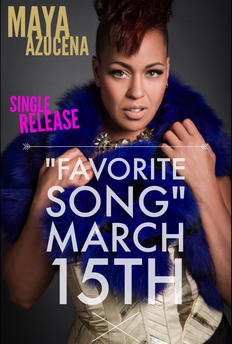 Maya Azucena (@mayaazucena) on Twitter photo I am pretty excited to announce single will drop MAR15th! Prod by <a href="/iamsonix/">Sonix</a> #FavoriteSong <a href="/cyberpr/">Ariel Hyatt, Ultimate Guide to Music PR</a> <a href="/lulucohenmedia/">LuLu Cohen</a> I am pretty excited to announce single will drop MAR15th! Prod by <a href="/iamsonix/">Sonix</a> #FavoriteSong <a href="/cyberpr/">Ariel Hyatt, Ultimate Guide to Music PR</a> <a href="/lulucohenmedia/">LuLu Cohen</a>