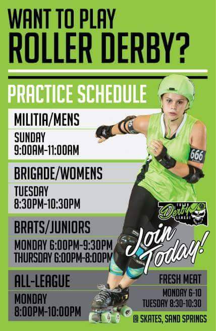 tulsa_derby's tweet photo. What To Play #RollerDerb? Come check out a practice! https://t.co/vsOw7862SB 5Teams 1League We Are #DerbyStrong https://t.co/eRt61WIx2l