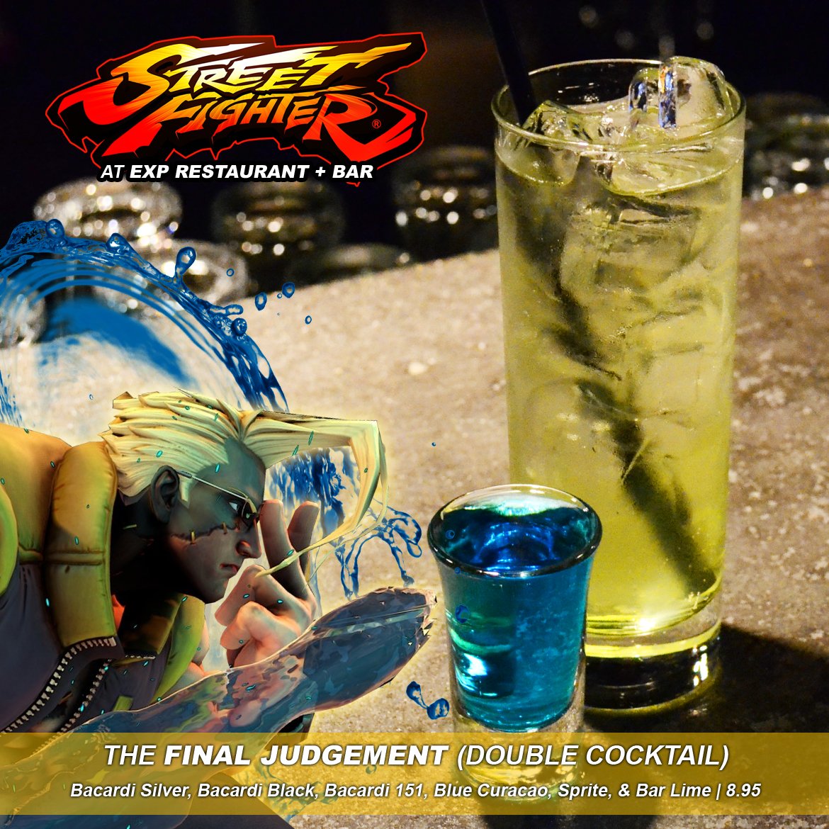 expbar's tweet image. Check out our sweet #StreetFighter-inspired #EXPBoost Menu! (PHOTOS: ow.ly/YySul)