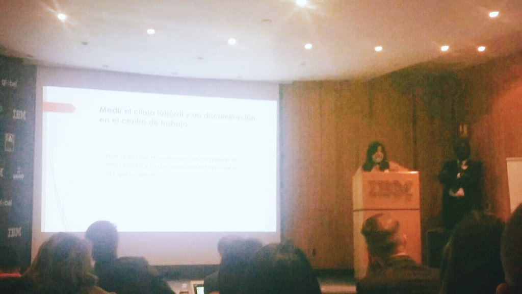 Covarrubias_JI's tweet photo. @CONAPRED en #EmpowerLGBT en el Auditorio #IBM informando sobre la #NMX2015 en Igualdad Laboral y No Discriminación https://t.co/KScMm0f73z