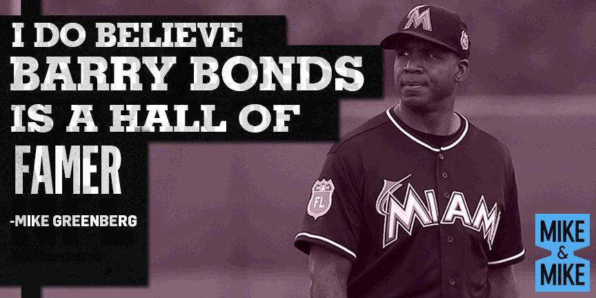 UnSportsESPN's tweet photo. . @ESPNGreeny says Barry Bonds should be in Cooperstown. 

RT if you agree. https://t.co/3WdzikG1M8