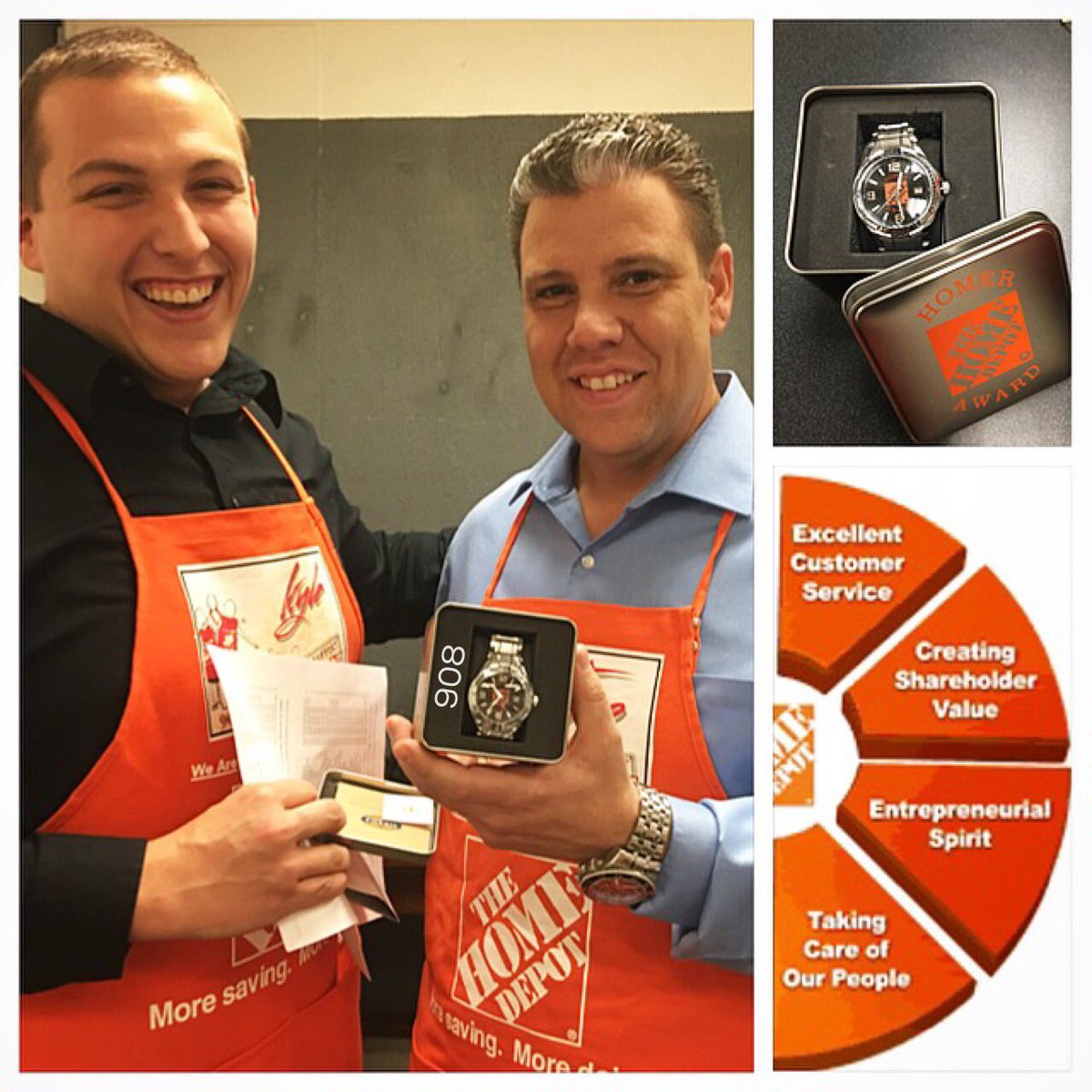 bob_jabado's tweet photo. Kyle presenting Tino with HD Rolex. Congratulations!! https://t.co/nE0JXGRxoE