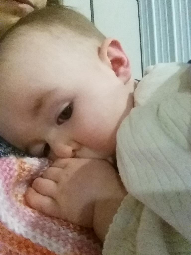 HolsingerAJ's tweet photo. #babygirl #snuggles not getting any #quilting  done today #wontlastforever #lovemygirl https://t.co/SL867JcNJ3