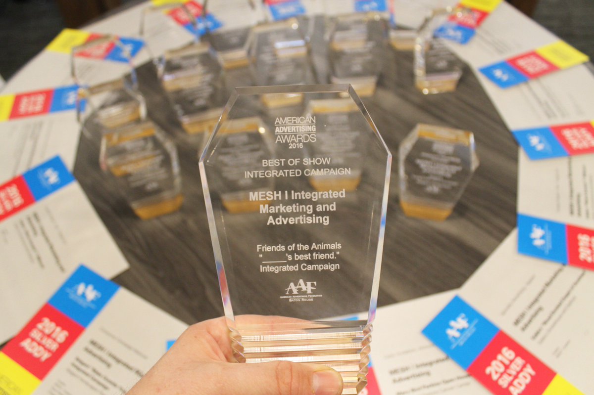 whenwemesh's tweet photo. Creativity at work.Congrats to our team and our clients on a terrific 2015. @AAF #addybr https://t.co/A1K9j3ZEv1