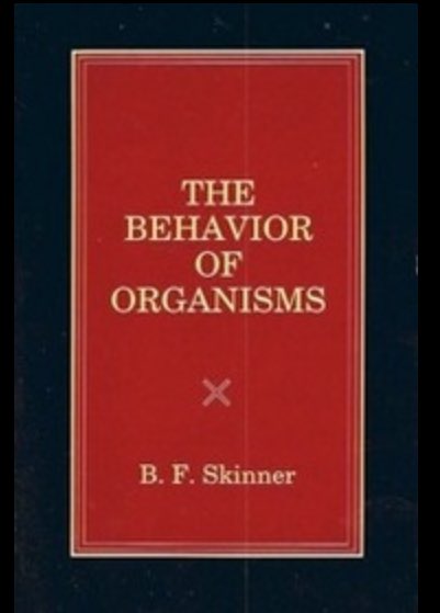 ur_bf_skinner's tweet photo. In my book I branch off Pavlov's theories about responses, but learned  responses rather than after shown stimuli. https://t.co/slrmy6wlWb