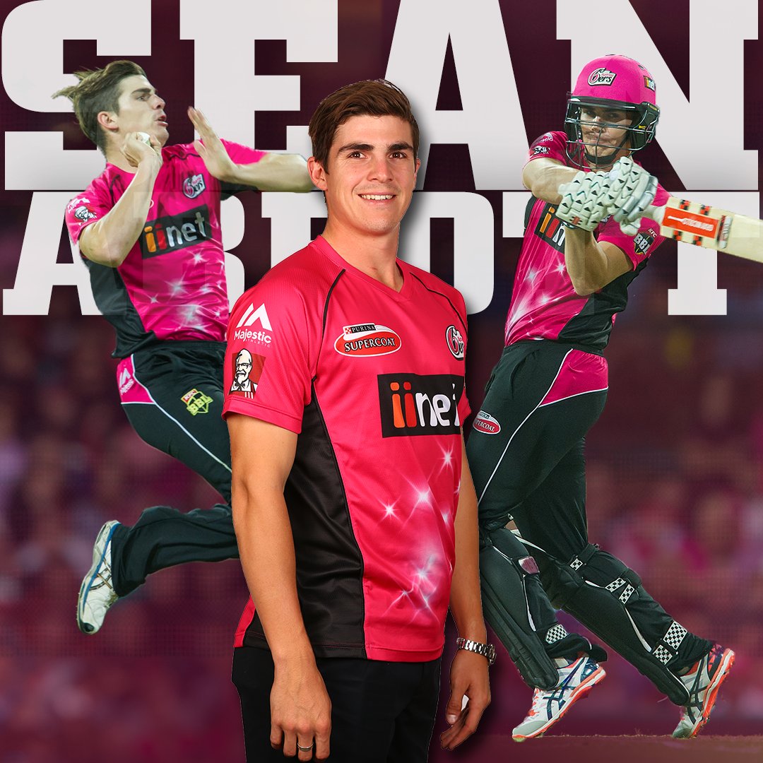 SixersBBL's tweet photo. Happy birthday to Sixers allrounder @seanabbott77 who today turns 24!

#smashemsixers https://t.co/fmYjuudqtt