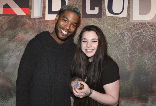HaileyWickstrom's tweet photo. after 5 years i finally met my fav artist of all time i love you so much Scott thank you for everything😊❤️ @KidCudi https://t.co/nEwUxMwlpb