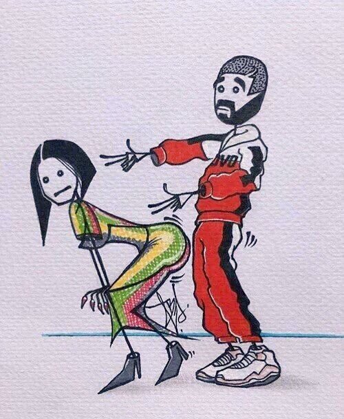 #Drihanna the ting start already 😂😂😂 . Work work work work