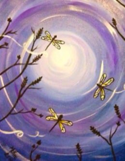 Cookies_Canvas_'s tweet photo. Painting from this past weekends party! Who doesn't love dragonflies! https://t.co/pzh1UtOICp