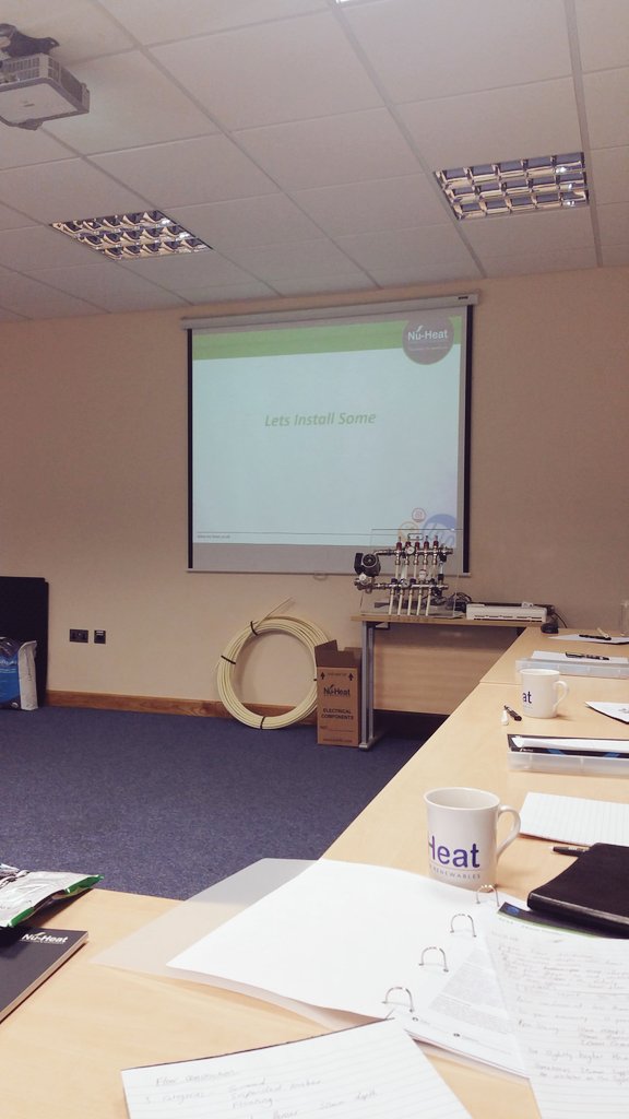 HiProHeating's tweet image. Thanks @nuheatuk for the training day. Looking forward to getting into install ufh in Yorkshire. #ufh #Wakefield