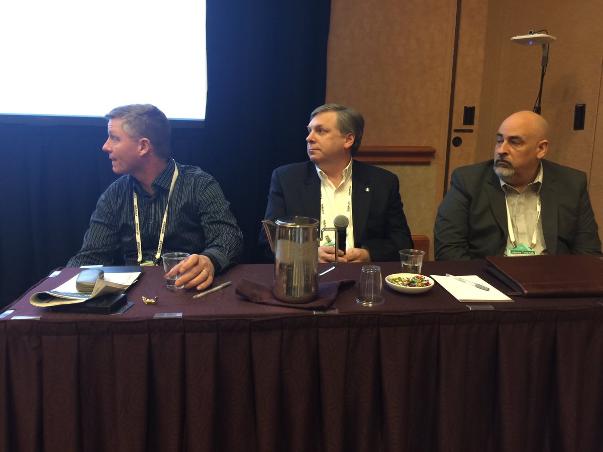 IBMSecurity's tweet photo. Great panel of #IBMGuardium users 'it's no longer about prevention & the perimeter- it's detection' #IBMInterConnect https://t.co/i4K8DveqQo