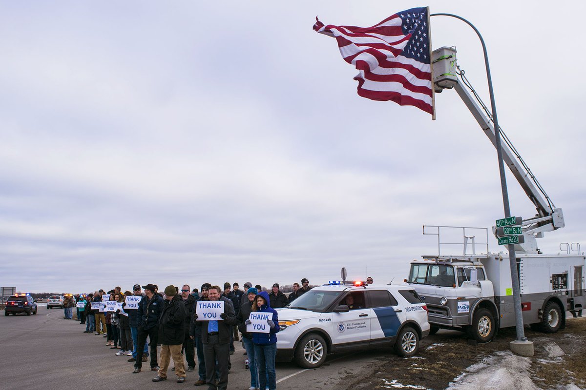 FargoJetCenter's tweet photo. Our thoughts are with Officer Moszer's family, friends and the @FargoPolice. Thank you for your service. #RIPMoszer https://t.co/btwNCXWAYe
