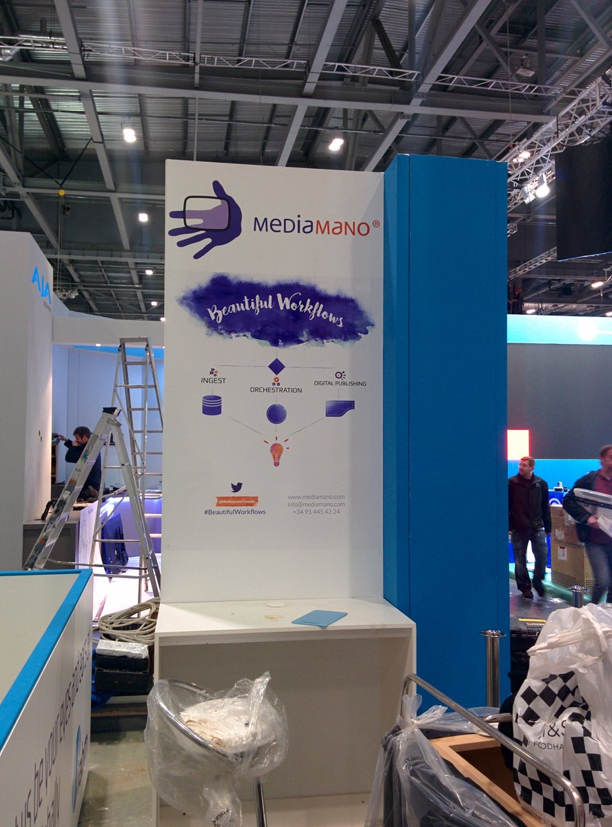 MediamanoTweets's tweet photo. #BeautifulWorkflows at @BVExpo in @TheIABM Pavilion. https://t.co/zqKwBSj0Z5
