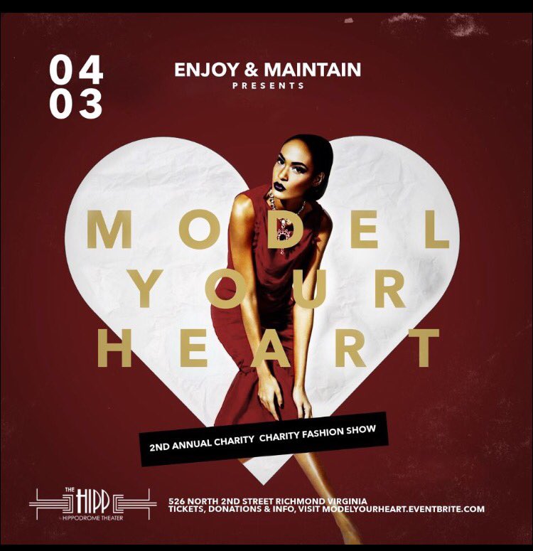ohsolaRen's tweet photo. don't miss this! support a good cause & have fun doing it #ModelYourHeart #EnjoyAndMaintain
https://t.co/ZIZCCv2JNz https://t.co/WdhtxZyymb