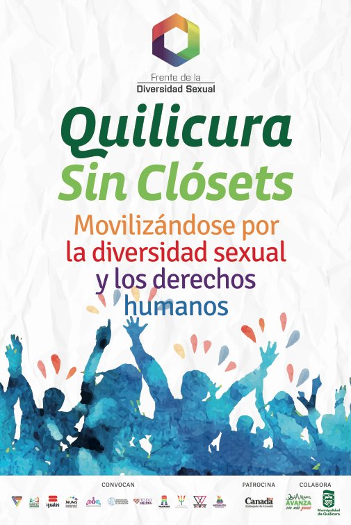 FrenteDS's tweet photo. Campaña #QuilicuraSinClósets. Ayúdanos a difundir la realidad de los DDHH LGBTI https://t.co/6kLxaHai4h https://t.co/nVhsSEYGBX