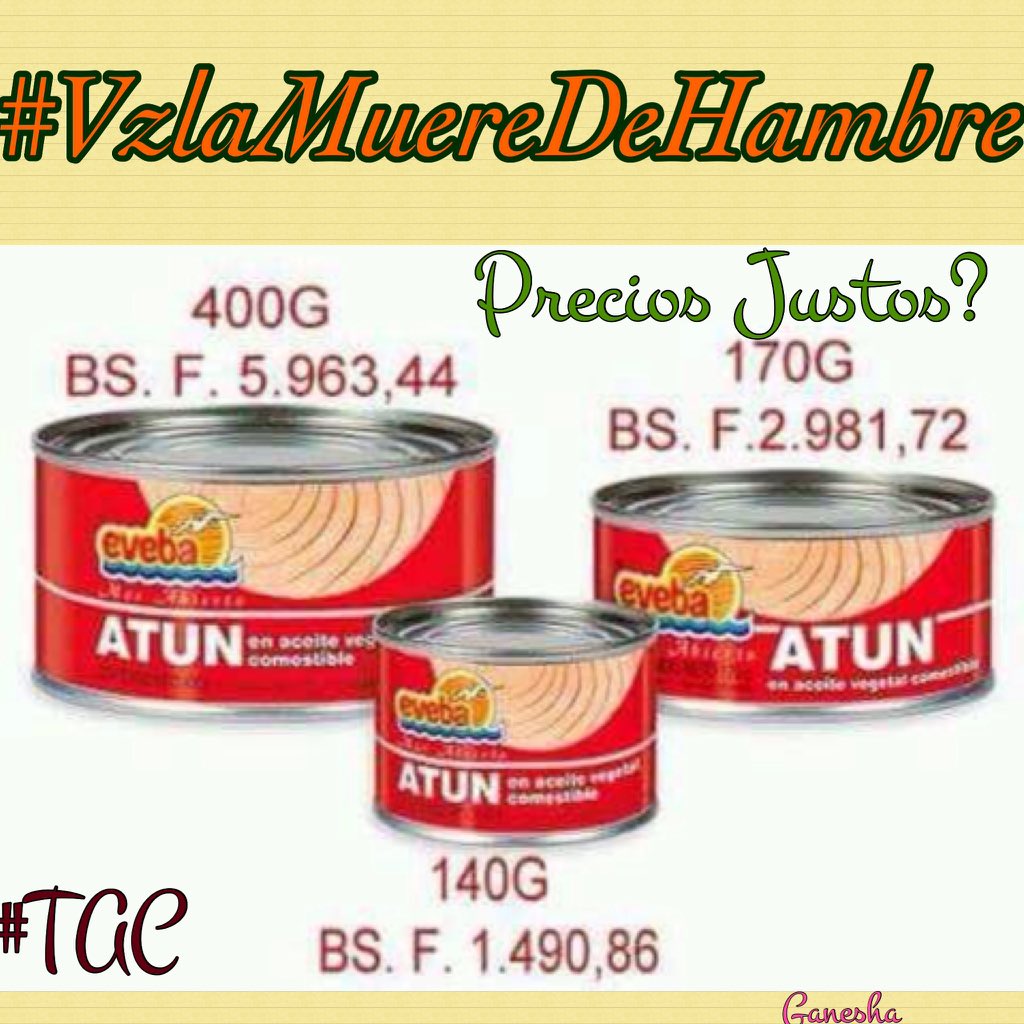 Garcareinaldo's tweet photo. Mientras Maduro habla PAJA Y MAS PAJA #VzlaMuereDeHambre con estos "Precios " Justos" https://t.co/eCEXtpBQf5