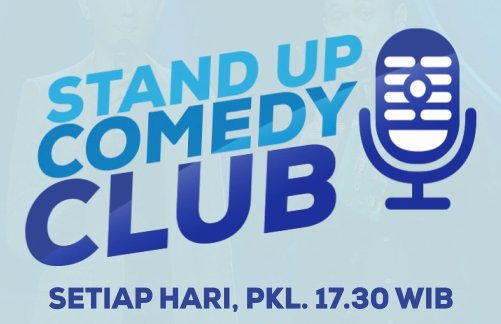 Gimana kocaknya #StandUpComedyClub hari ini? Nonton ya bareng host <a href="/gadiiing/">Gading Marten</a> @Uus__ pkl 17.30 WIB