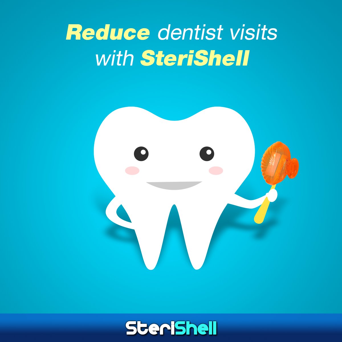sterishell's tweet image. Visiting the dentist several times a year? With #SteriShell you can reduce the number of expensive &amp;amp; painful visits
