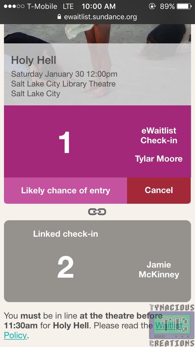 TynaciousC's tweet image. Holy Hell 1st Place in Waitlist (Someone ended up giving me their ticket for free though, pretty fortunate).