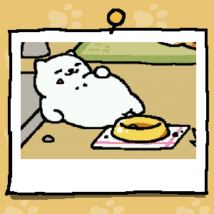 BuL___'s tweet photo. #ねこあつめ males deh klo tubs yang dateng, makanan baru direfil udah langsung di abisin aja -_-" #nekoatsume https://t.co/erMY52FT06