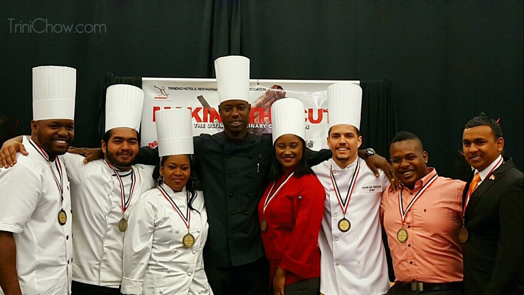 TriniChow's tweet photo. Meet the 2016 T&amp;T National Culinary Team, which will compete @  #TasteoftheCaribbean in Miami in June! @CHTAfeeds https://t.co/wC6QIiiEGt
