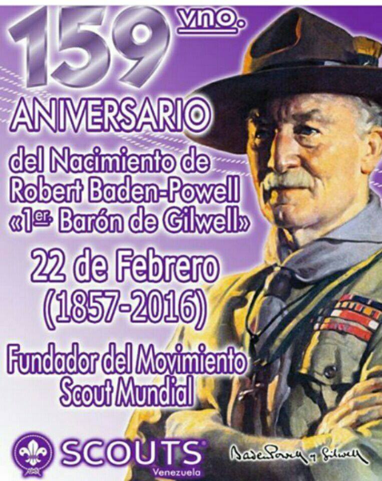 GSSimonBRMetro's tweet photo. Tal dia como hoy nacio Lord Robert Stephenson Smith Baden-Powell, I barón Baden-Powell de @Lord_BP https://t.co/AGJVHtx3T2