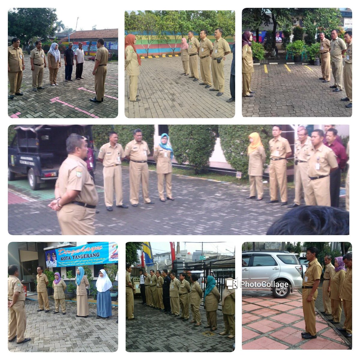 Selasa,23 Feb 2016 : Giat apel pagi pegawai Kecamatan &amp; Kelurahan se-Kec. Jatiuwung
<a href="/Kota_Tangerang/">KOTA TANGERANG</a> @HumasTangerang