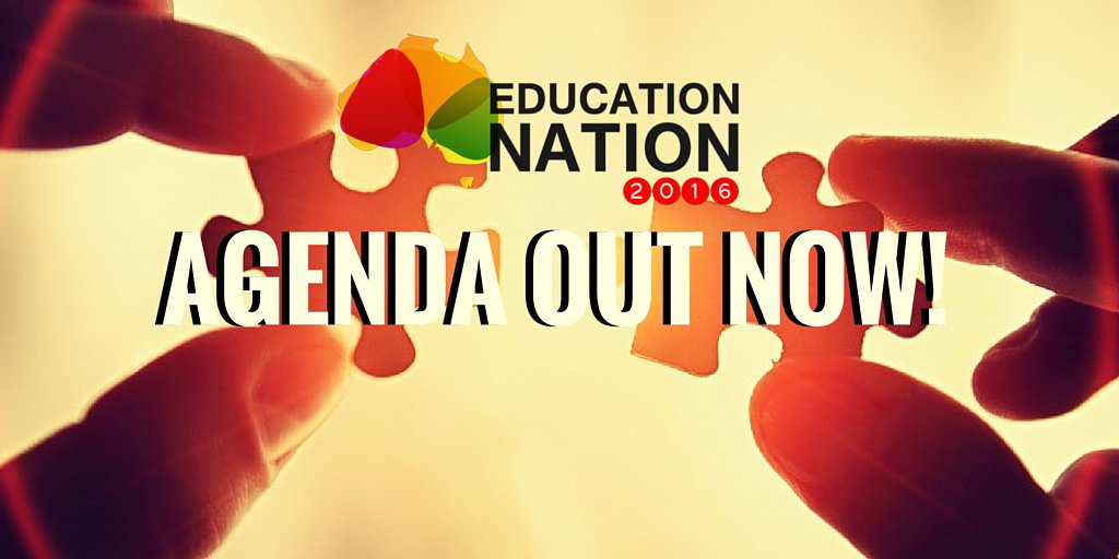 EduNationAU's tweet photo. We know you've been waiting...and it's here...the @EduNationAU agenda has landed! https://t.co/MBYLRplXea #aussieED https://t.co/DNNt3ouQjx
