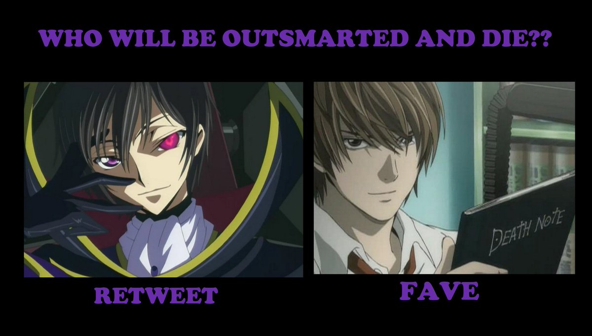DailyWaifus365's tweet photo. Let's see who will win if this two meet and must kill each other...

#Codegeass #DeathNote https://t.co/oX6Aj0f4VP