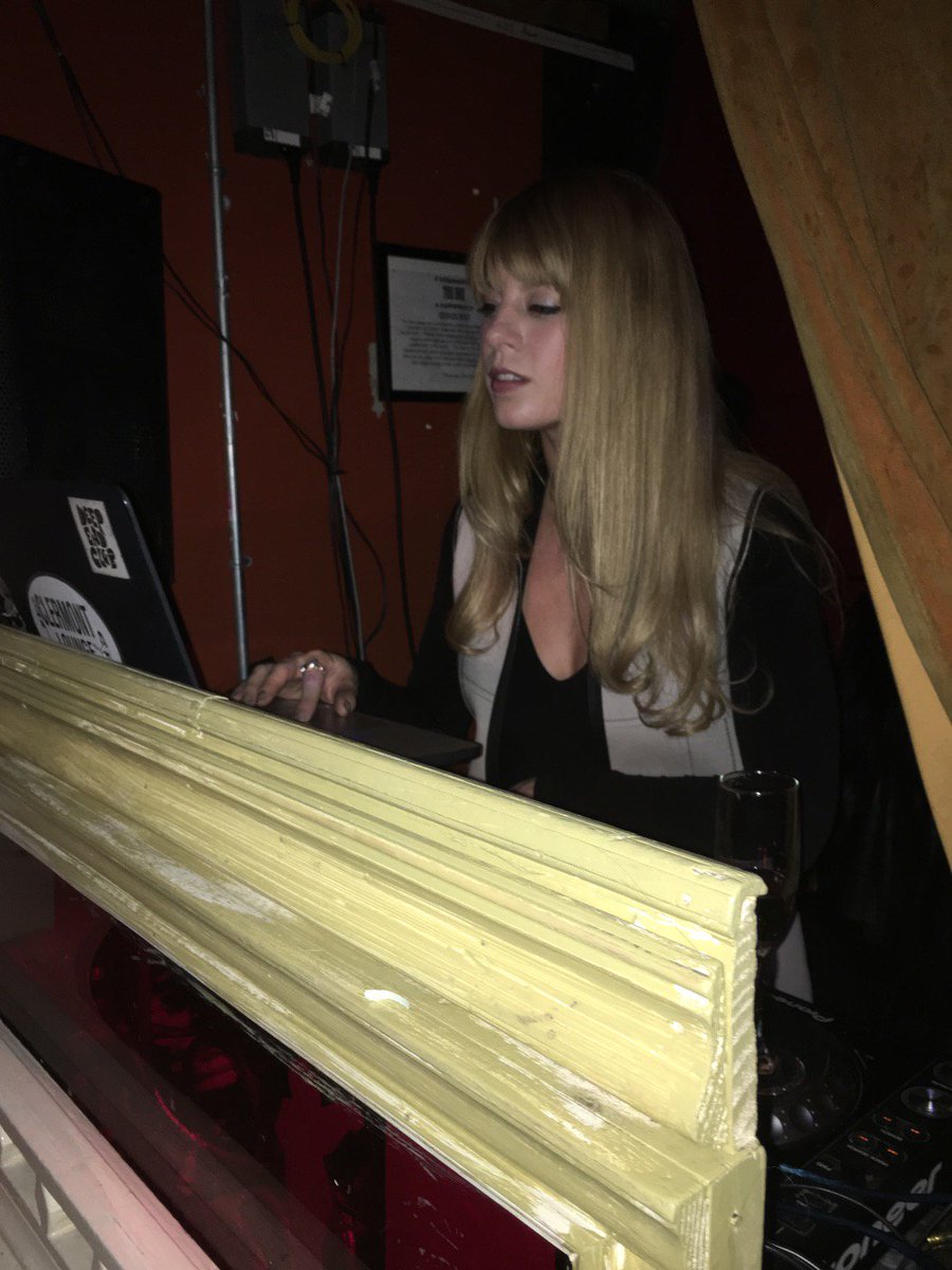 guestofaguest's tweet image. #djalixbrown at the #iammarie magazine launch tonight at #theboxsoho