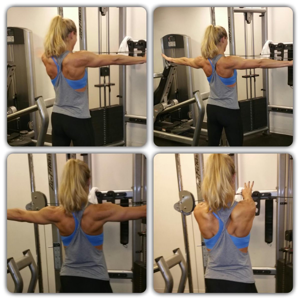 your_gurl_es's tweet photo. #reardelts #love shoulder day!! #bodybuilding #npcfigure #notprepping #ijustlivethelife https://t.co/OMI8anMV5N