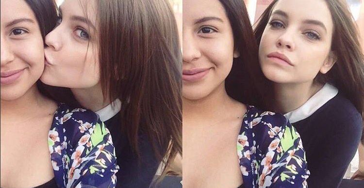 VenezuelaPalvin's tweet photo. Febrero 18: Barbara con unas Fans en el #SWIMBEACH evento de SI Swimsuit en Miami Beach. https://t.co/WW4dqqU1IR