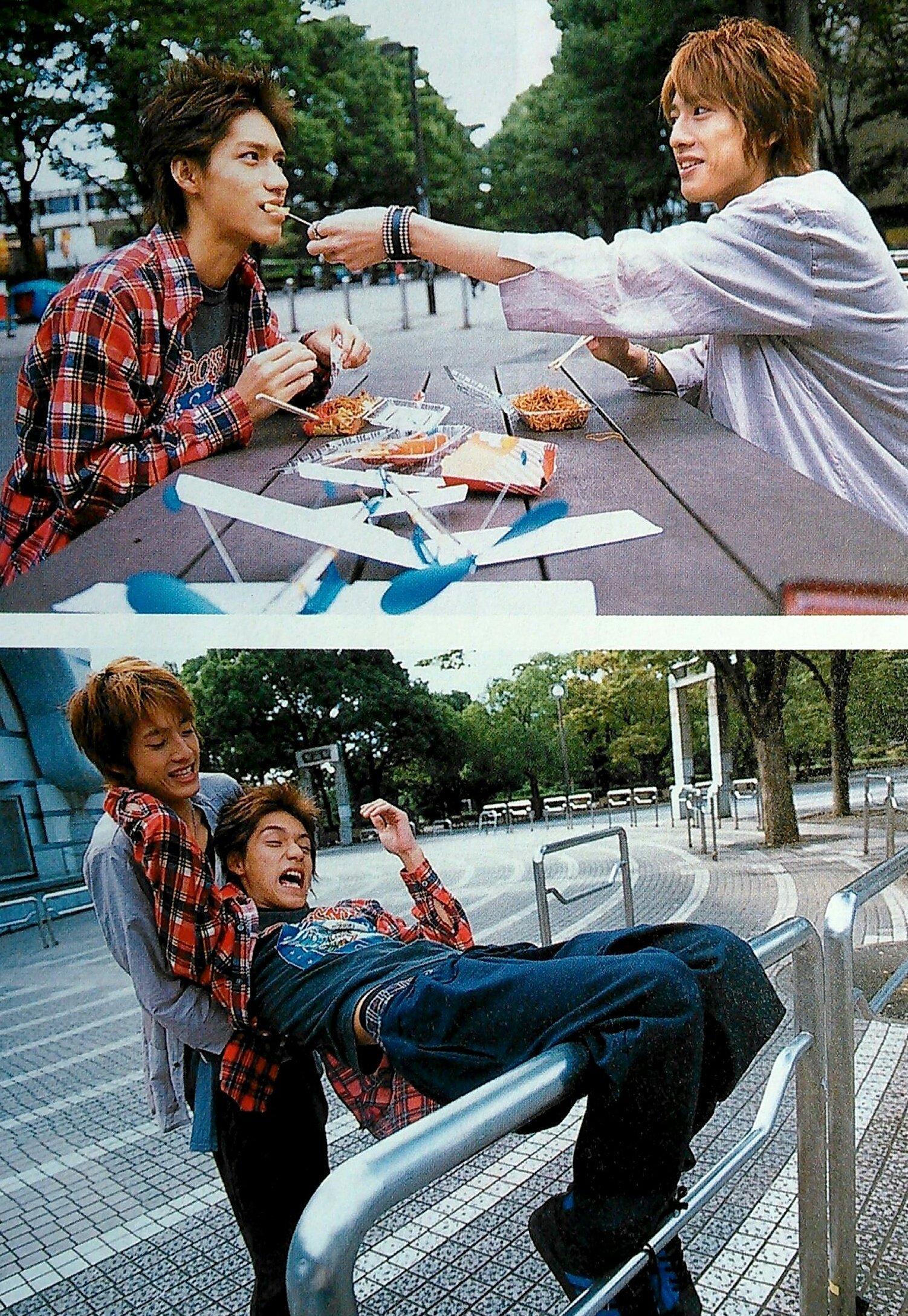 みんと 田口くんと中丸くんがラジオで 昔jr 何人かでハワイに行ったときに そうぶんぜ っていう怖い話 でシゲを騙してシゲを泣かせちゃったっていう話をしてたんだけど 内くんも同じ話をしてて 笑 一緒に騙したんだろうな 可愛い O 笑 T