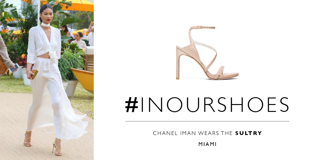 StuartWeitzman's tweet photo. Glamour gal Chanel Iman shines in the SULTRY.: https://t.co/Jxkd9zOBEE https://t.co/KhmXEqqRro