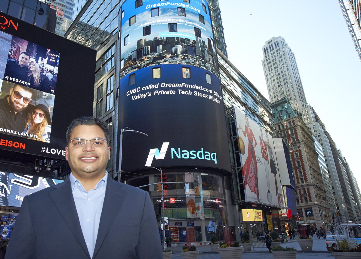 mannyfernandez's tweet photo. "It was all a Dream!" https://t.co/FA3HoKTC75 was featured on Nasdaq's billboard in New York's Time Square. #preipo https://t.co/GmOQOFD9WN