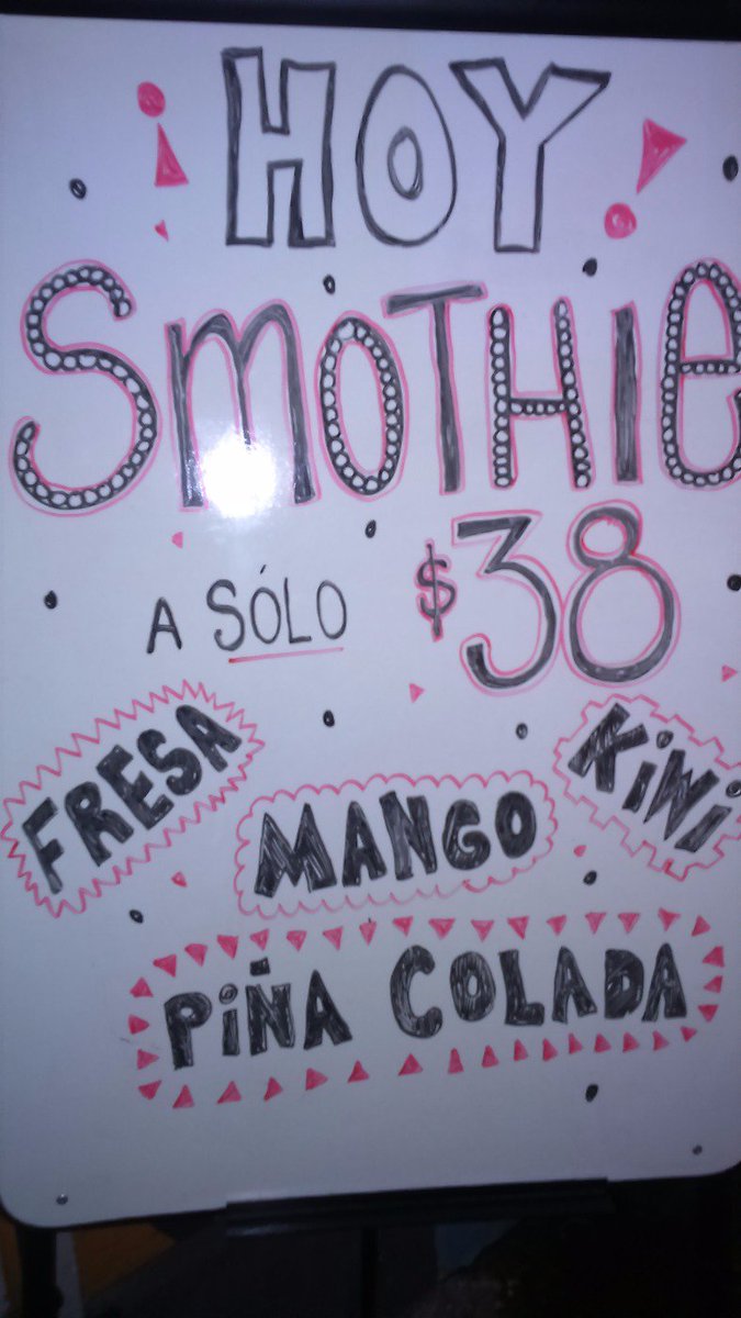 CafeBonsai's tweet photo. #Aprovecha #smoothies  de kiwi, Mango, Piña Colada y Fresa a solo #$38 https://t.co/S4wIRO9ekP