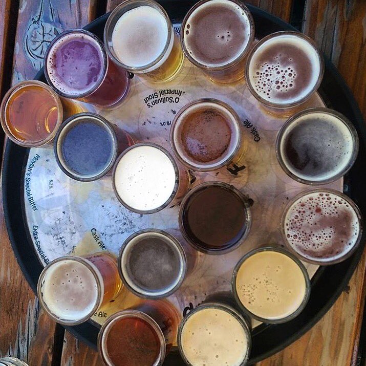 MoylansBrewery's tweet image. The struggle is real on a Monday.  #Novato #Moylans #sampleset