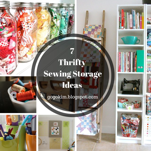 7 awesome sewing room storage tips courtesy of @gogokim #aurifil #handy  gogokim.blogspot.com/2016/02/7-thri… #auritips