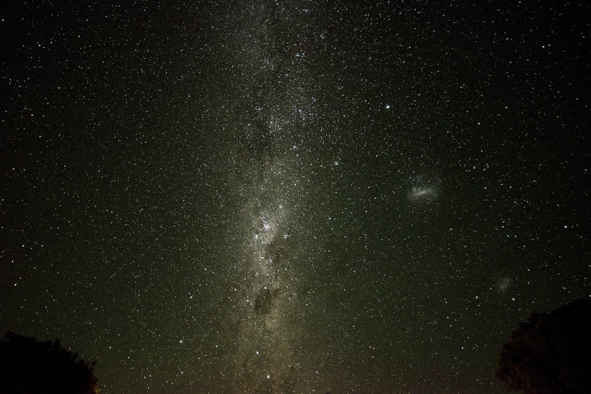 Southern night sky at the Warrumbungle Mountain Motel.