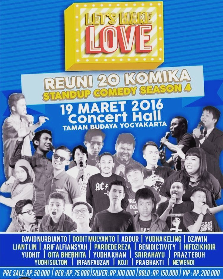 jalanbhakti's tweet photo. University Stand Up Comedy Season 4 di Yogyakarta https://t.co/pkhwcWq8KL https://t.co/cNEw5SFUzk