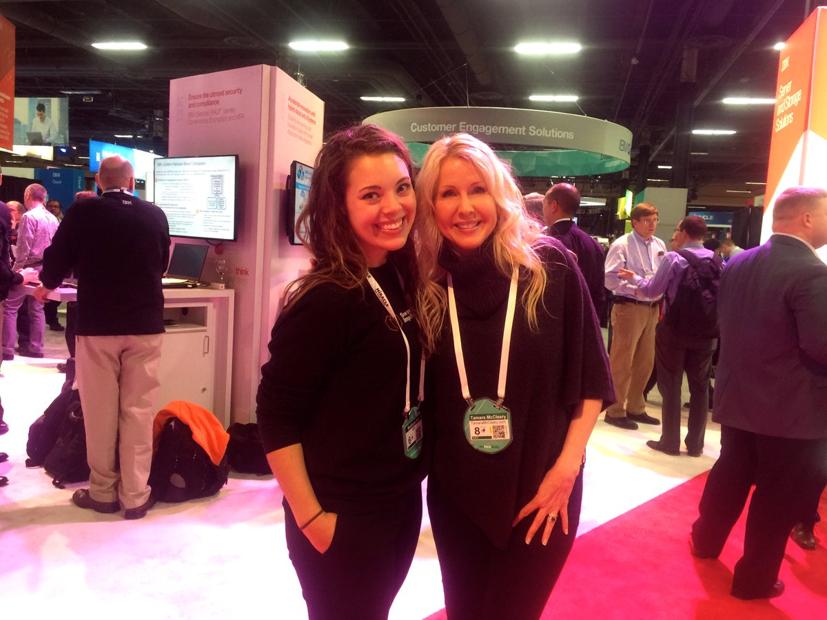 I missed you at the @IBMPowerSystems booth @caitlyneryan! 😔 I did say hi to Madison though! #ibminterconnect