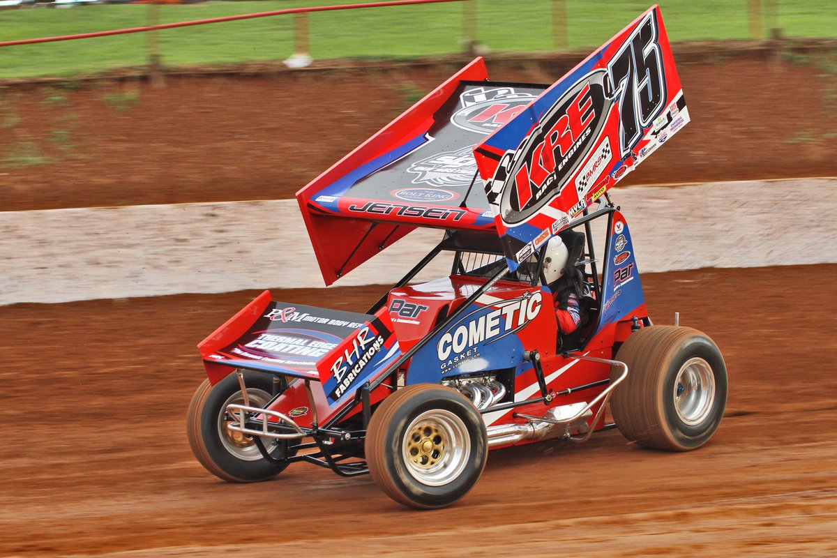 CometicGaskets's tweet photo. Darren Jensen and his KRE Engines/Cometic Gaskets #Q75 Sprintcar https://t.co/M13JsVmGXJ