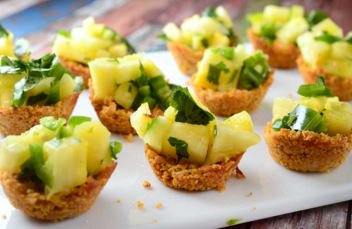 udisglutenfree's tweet photo. Snack on that! Ancient Grain Coconut Cups with Pineapple Salsa: https://t.co/BZgg2VddPK https://t.co/Y1RMOSXOkk