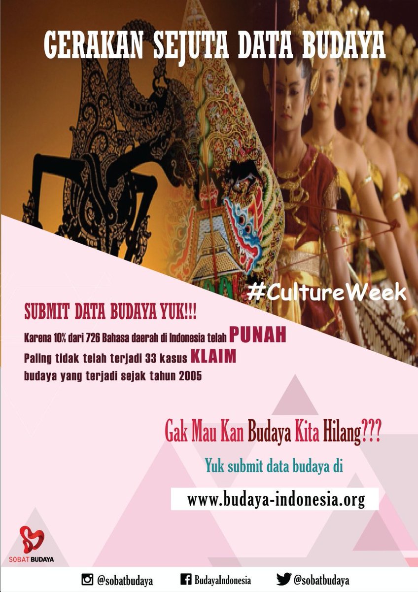 Yuk ikut partisipasi, share &amp; ceritakan budaya di sekitarmu :) #CultureWeek #GSDB | cc: <a href="/infojambi/">Follow @infojbi</a> <a href="/infojambidotcom/">INFOJAMBI</a>