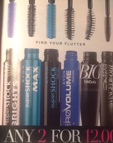 YourAvonLady15's tweet photo. Any 2 mascaras for only $12! Email me for your magazine #beautytruth #AvonRep #Avon #beauty #makeup #clarington https://t.co/nGPYAzsl6l