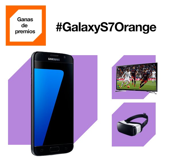SUPER PROMO #GalaxyS7Orange 32GB + Smart TV J4500 + Gear VR por 39'25€/mes y pago inicial 0€ bit.ly/S7Orange