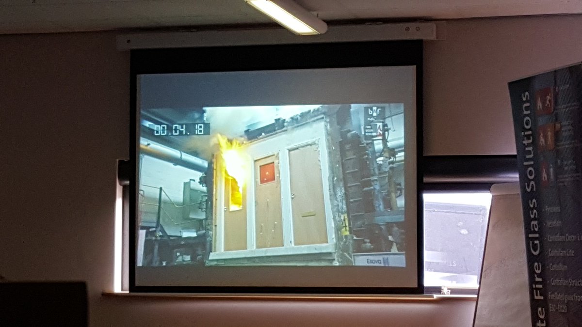LorientUK's tweet photo. Hannah Mansell from @bwf_certifire asking 'why fire doors?' @WestMidsFire @ArnoldLaver @DORMAUK #WMFSFIREDOORS https://t.co/aUharRtDRM