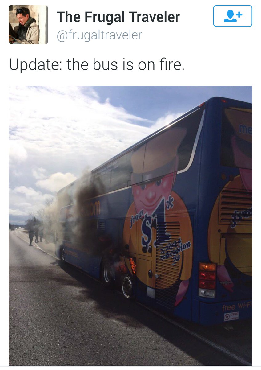 AndrewBloch's tweet image. Travel journalist live tweets the worst bus journey ever...