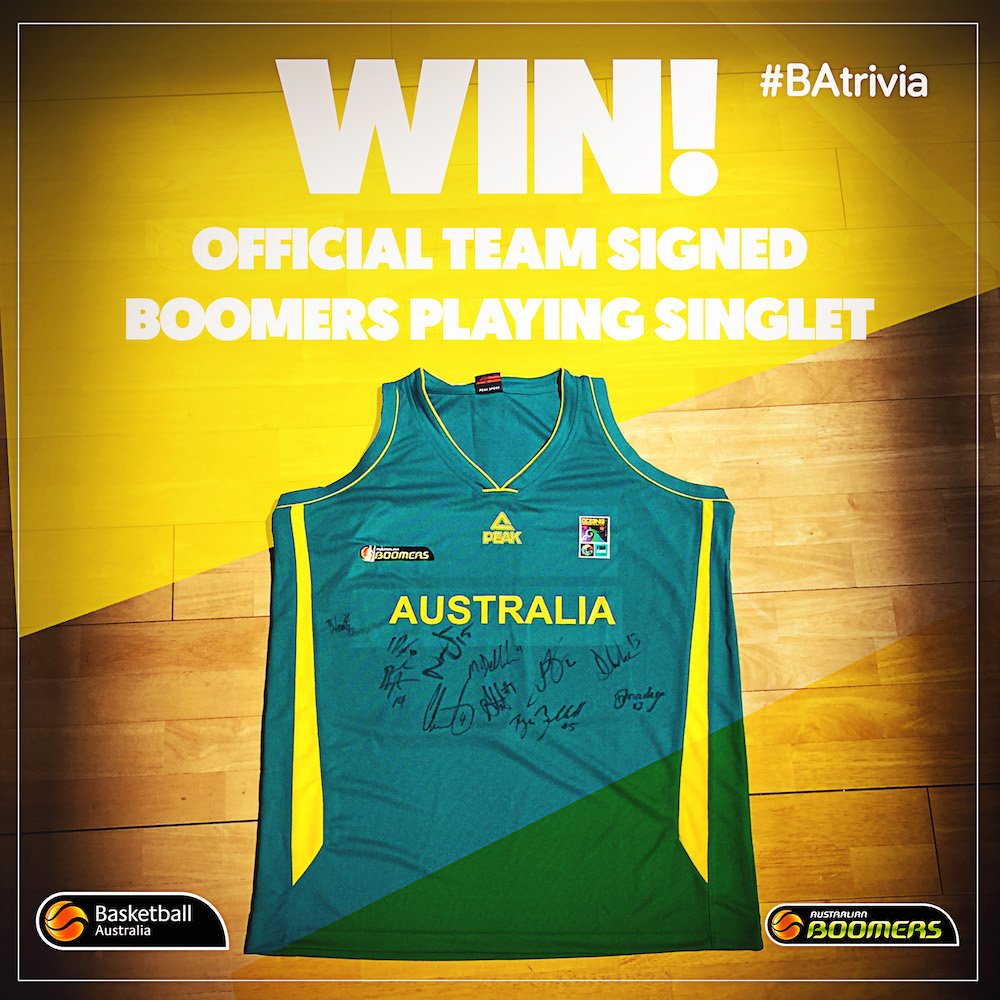 Basketball Australia On Twitter Tuesday Trivia First To Correctly Answer Will Win A Signed 2015 Boomers Singlet Question Incoming Batrivia Https T Co Teevc9cl99
