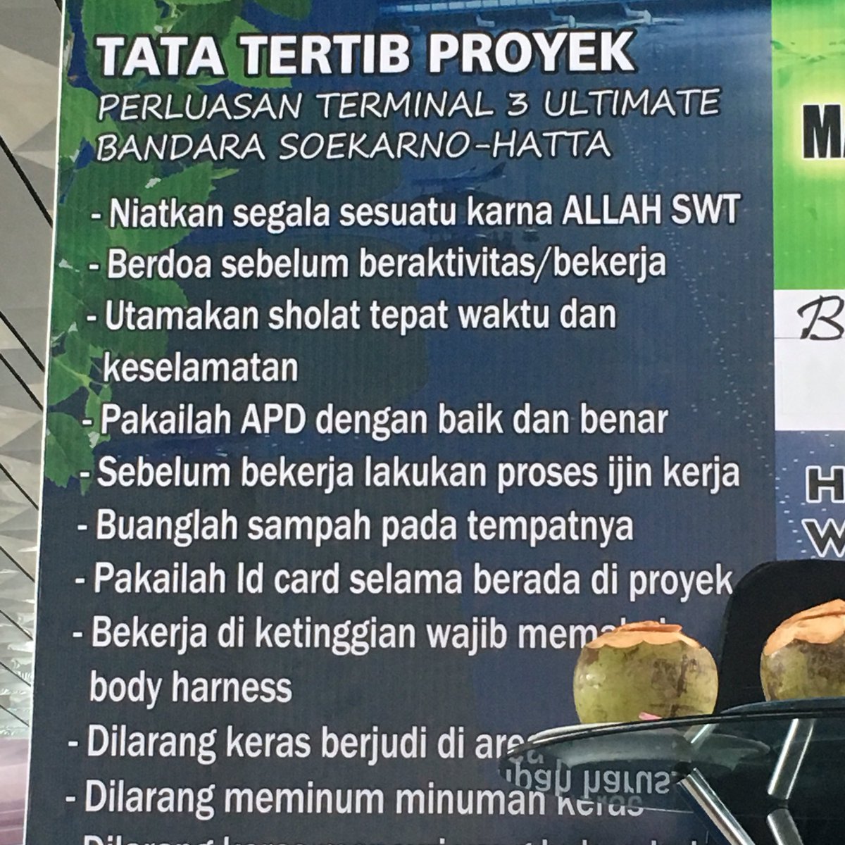 aagym's tweet photo. Senang sekali menyimak tata tertib di terminal 3 ultimate semoga benar benar barokah https://t.co/9aze1p74CH